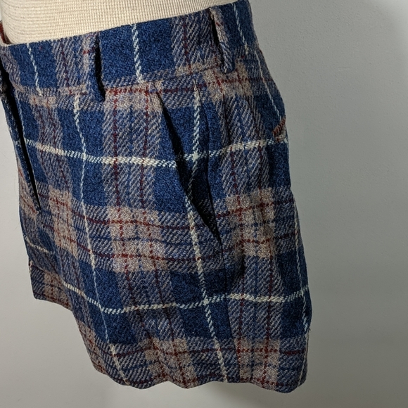 NWT Women's Boast Blue Harris Tweed Shorts Size 6 - Picture 4 of 8